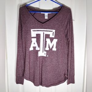 Texas A&M Long Sleeve Top Chicka-d